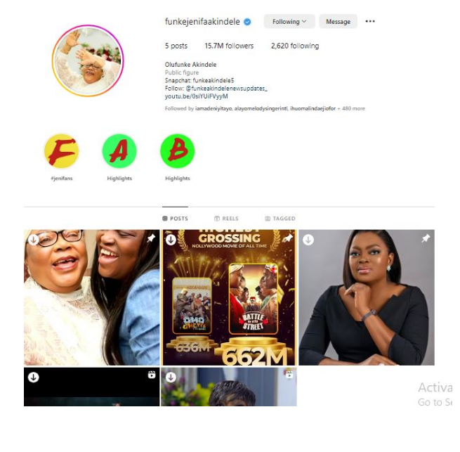 New Life, New beginnings for Funke Akindele as she deletes all Instagram memories