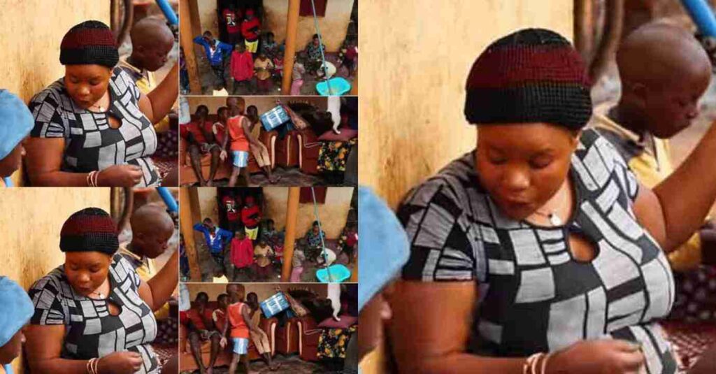 "I gave birth to quadruplets 5 times"– Mother of 35 Children abandoned by husband cry out