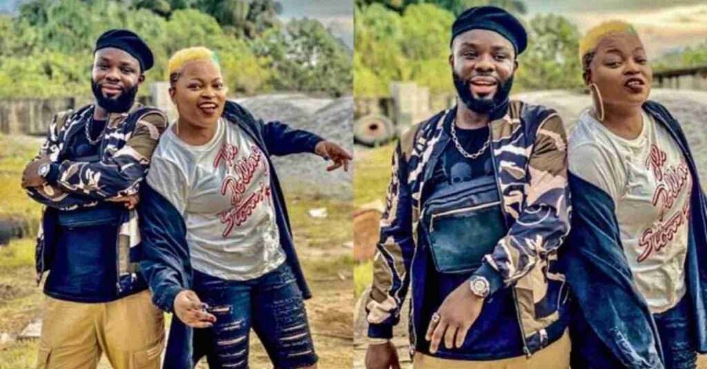 "Two Gangster and Legend"– Reaction As Actress Funke Akindele Share Pictures With Ibrahim Yekini On Set