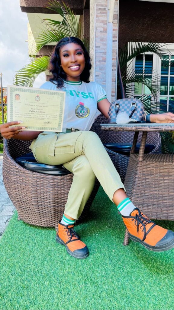 "Congratulation my love" Comic actor Yemi Elesho celebrates girlfriend as she completed her NYSC