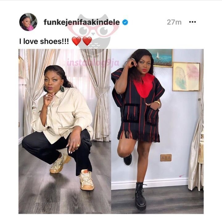 Funke Akindele gets dragged on the new Social App, Thread over her fashion sense