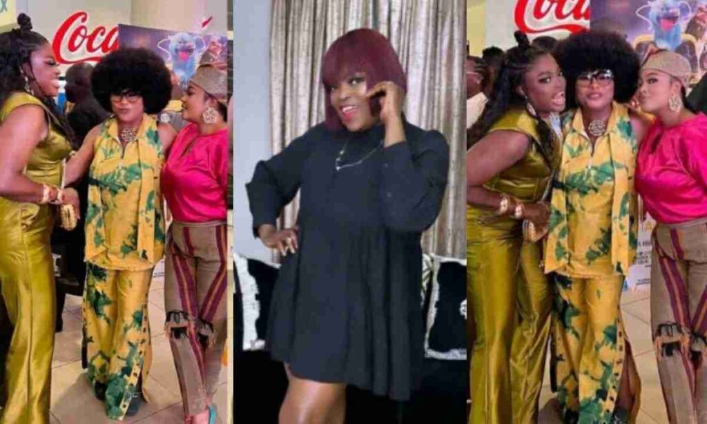 “Funke comot? Femi Adebayo must be special” Fans in great shock as Funke Akindele steps out with Yoruba Celebrities