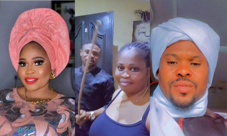 I Told Jim, I'm married Yet He Still Came To My House To Beat me – Tawa Ajisefini Says As She Share Video Of Monsuru Visit To His Place Online (Watch)