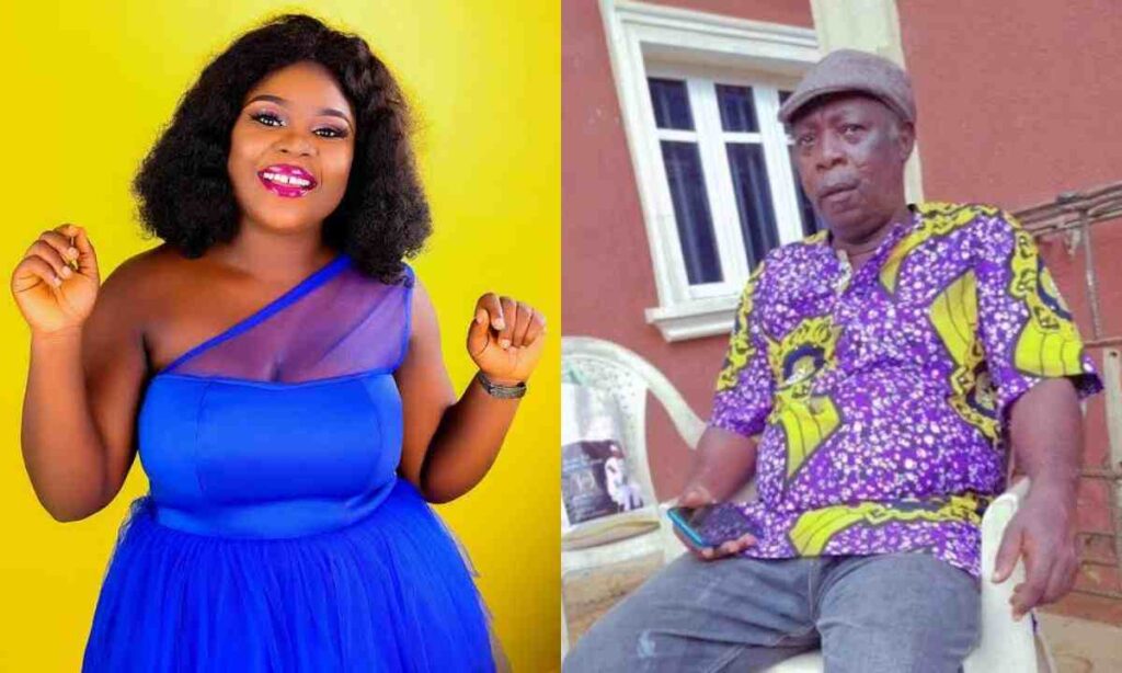 “I know I am poor, but I can sell my father’s land because of you” – Pa James tells actress Olaniyan Tosin as she proposes dating him
