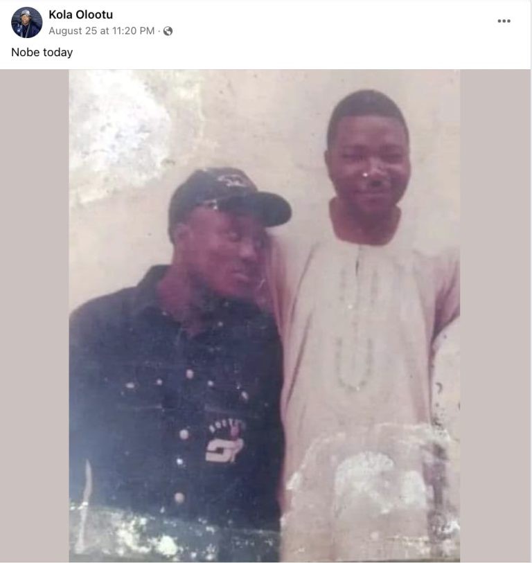 "When People Think You're Lying"– Kola Olootu Says As He shares a throwback photo with Saheed Osupa.