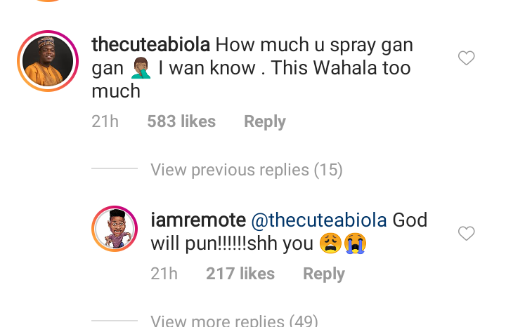 "This Wahala too much, How much u spray gan gan I Wan Know" – Cute Abiola Ask Pastor Remote As He Visit Him 11 pm In This House