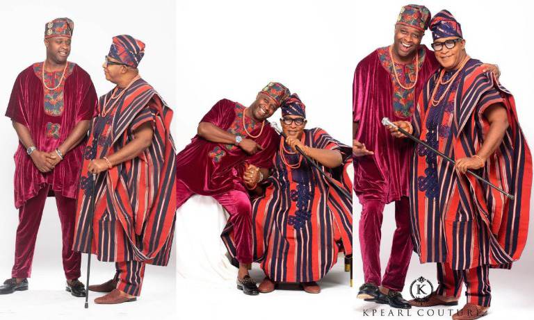 "Can you Spot The Resemblance"– Femi Adebayo Says As He Share Funny Picture With His Father (Photos)