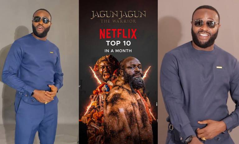 Femi Adebayo brag as his movie ‘Jagun Jagun’ keep breaking records on Netflix every week