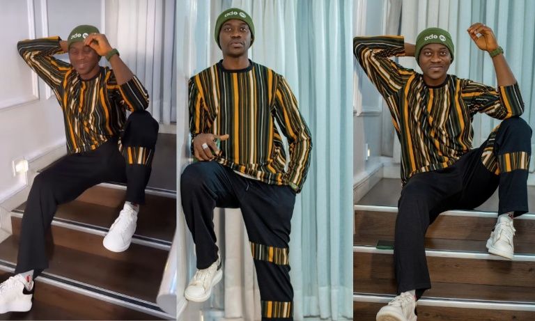 "Man Wey Fine, Come Wet Plenty Of Swag"–Lateef Adedimeji Says As He Shares Funny Video Of Himself (Watch)