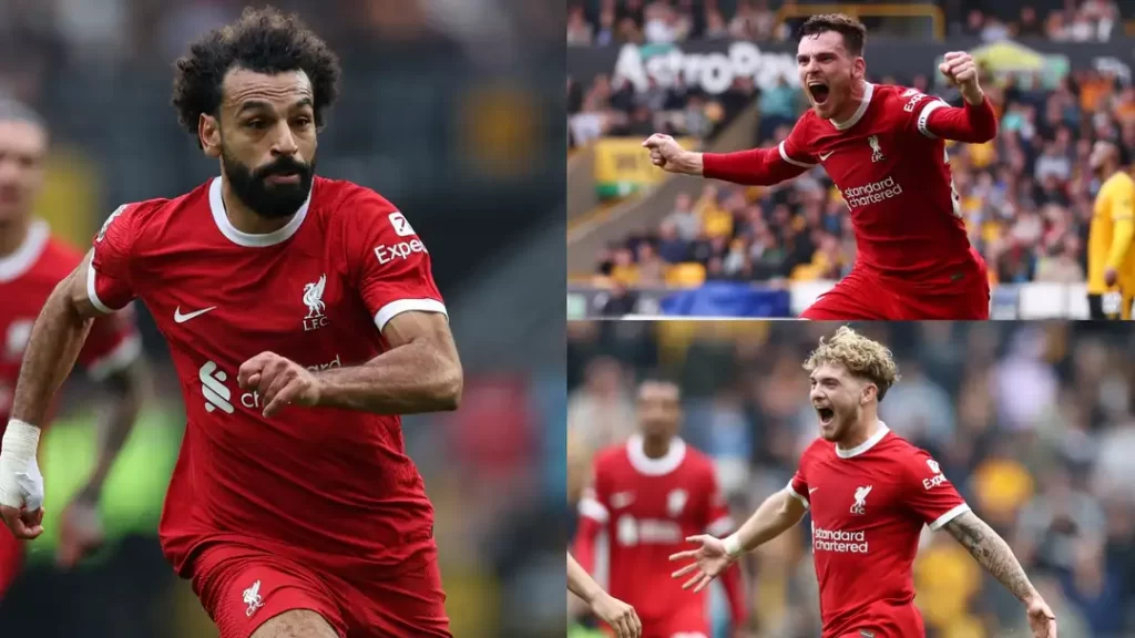 Assist king Mohammed Salah assisted 2 goals to help liverpool inspire a come back against wolves