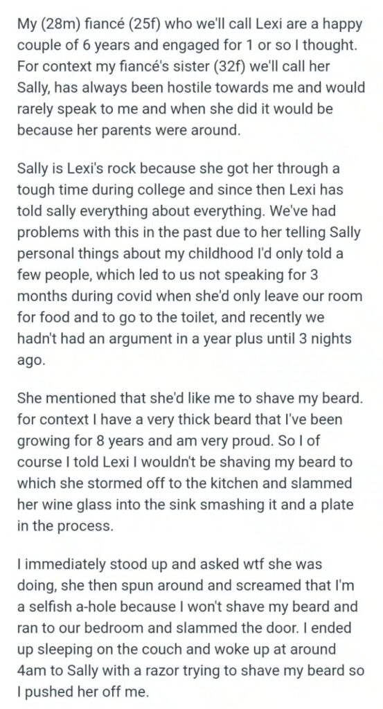 Man Calls Off His Wedding With Just One Day Left After His Wife To Be Sister Cut His Beard While He Is Asleep