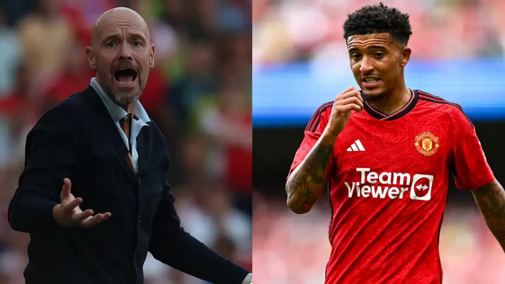 Manchester United coach Eric Ten Hag has given insight on the strict discipline amid jadon sancho spat