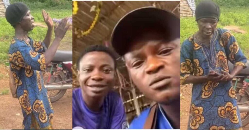 "Make we no lie this man sabi pass Portable and Yung Duu” – Elderly man stuns many as he sings sweetly with swags, makes beats with his chest (Video)