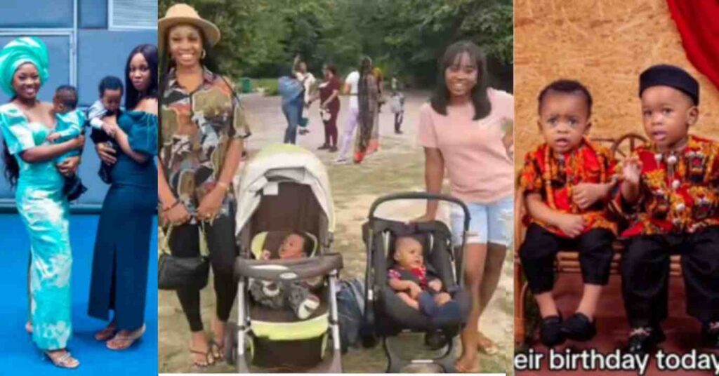 2 Beautiful ladies met at antenatal give birth the same day, set up their sons as besties (Video)