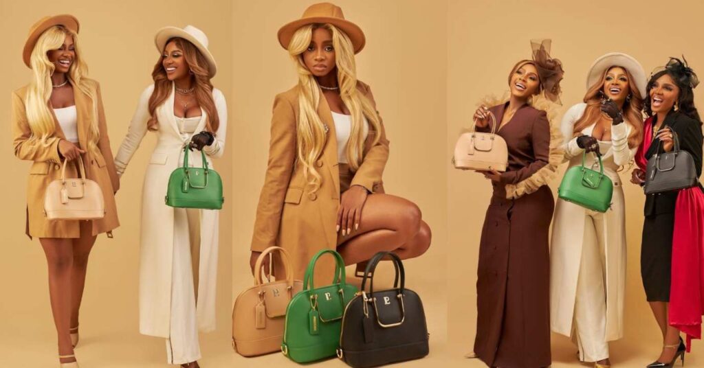 Congratulations pour as Iyabo Ojo’s daughter, Priscilla, launches new bag line