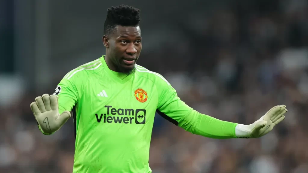 Manchester United is anxiously monitoring the fitness of Andre Onana as the goalkeeper exits the field with a muscle injury.