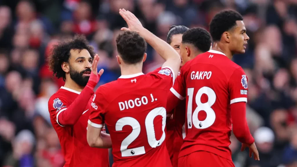 Liverpool's 3-0 victory over Brentford, with Salah and Jota leading the charge as the Reds secure second place.