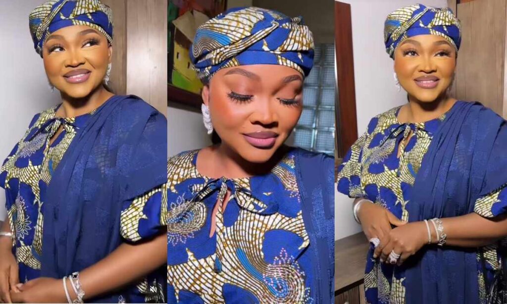 "You guy are not even old, how is that possible"- Fans reactions as Mercy Aigbe share new photos thanking God