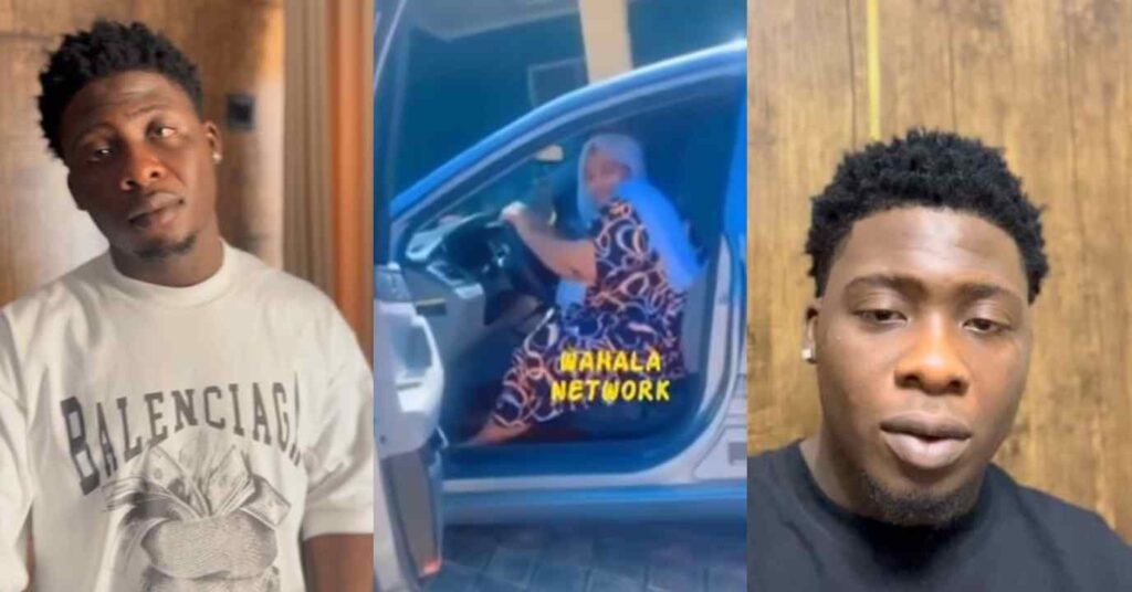 "God Bless You More"– Boy Who Wizkid Give 20million Naira For Hyping Him Buy Brand New Car For His Mother From The Money (Video)