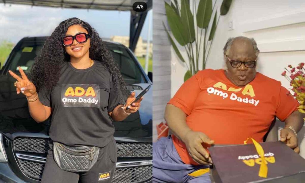 “God bless you Alhaja for reawakening the old actor”- Reactions as Mercy Agibe invites veteran Chief Karan to ‘Ada Omo Daddy’ movie’s premiere