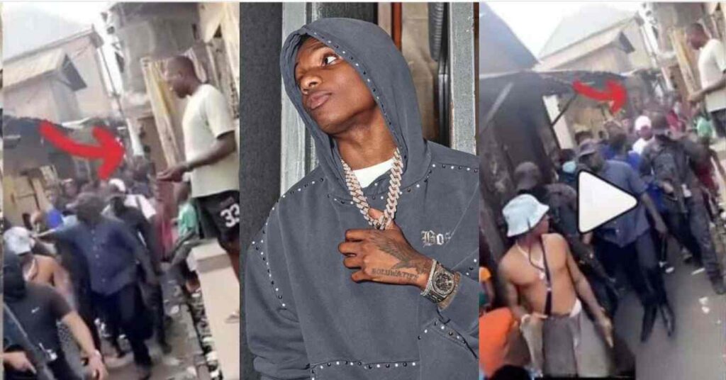 “He Must be a 30BG Fan” – Wizkid Looks Back in Shock at Man Unmoved to See Him, Netizens React (Watch)