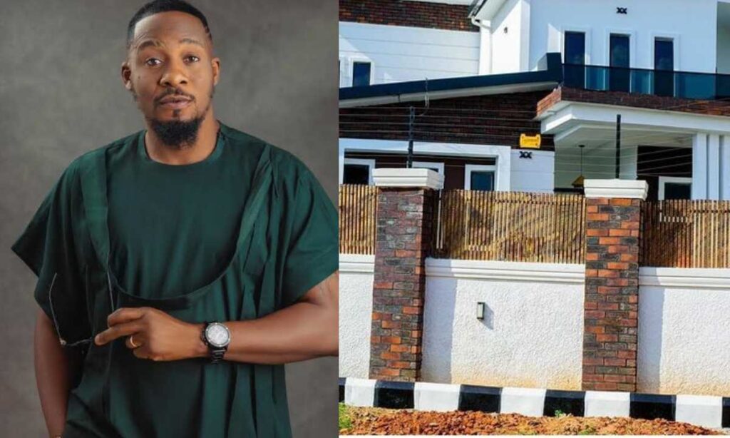 “It can only Be God” Junior Pope splashes millions on a new house in Asaba