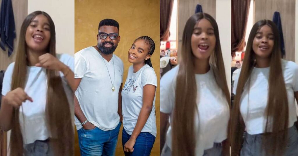 "Beauty runs in this Afolayan Family but hope your papa no see this” – Reactions as Actor Kunle Afolayan’s daughter Eyiyemi jumps on Kizz Daniel hit song ‘Twe Twe’ (Video