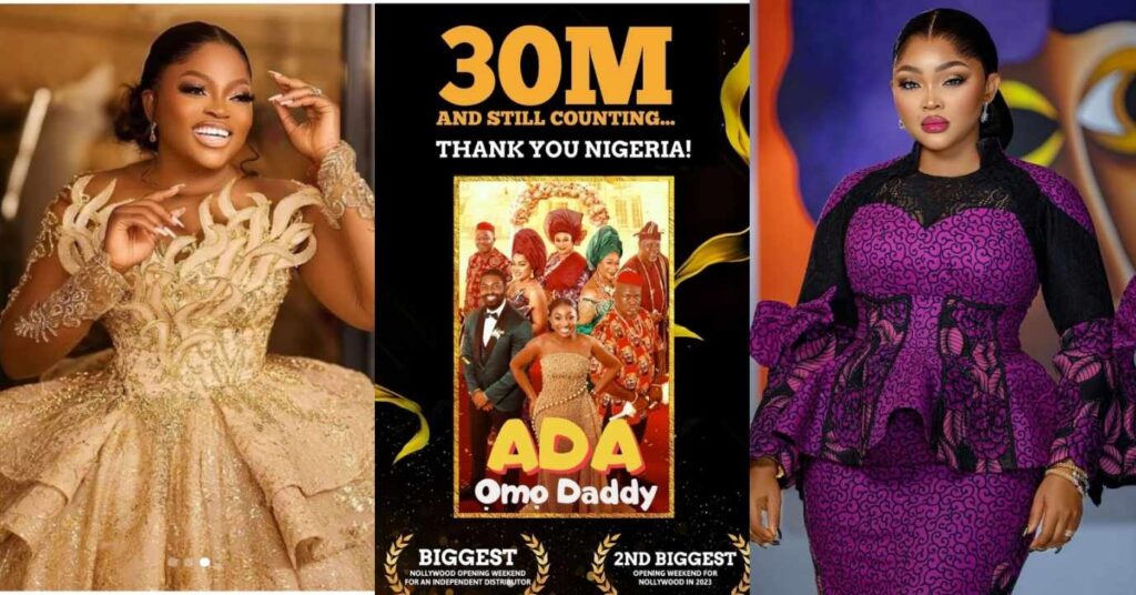 “It can only be God” Mercy Aigbe brags as she get 2nd position, races Funke Akindele’s new records