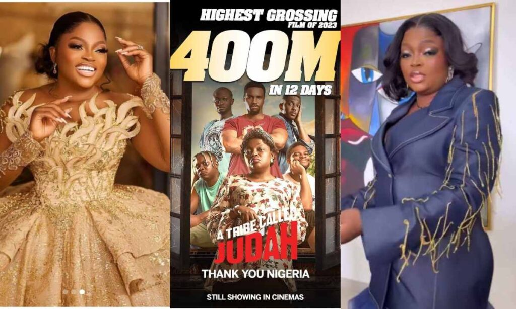 "Going to 1BILLION soonest"- Funke Akindele’s Break Record As ‘A Tribe Called Judah’ rakes over N400 million within 12days