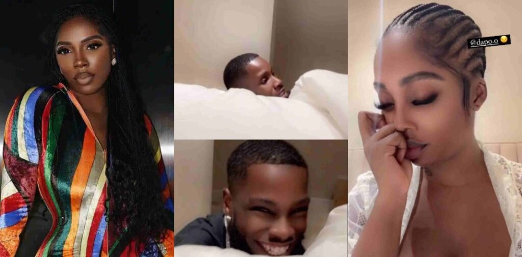 “she no dey tire” Reactions trail recent leaked bedroom Video of Tiwa Savage and Mystery Man stir reactions [Video]