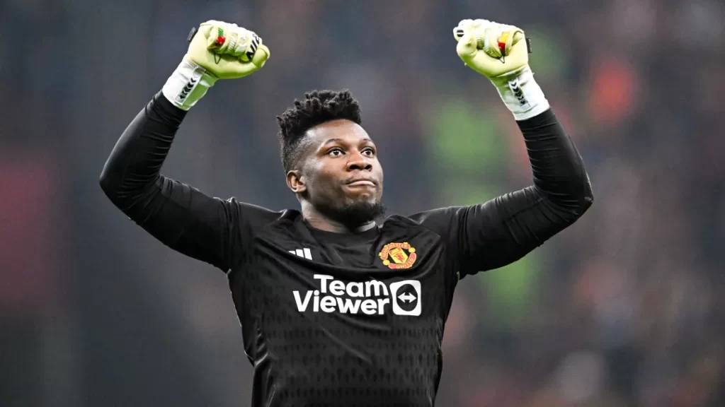 Erik ten Hag praises Andre Onana as the "second-best goalkeeper in the Premier League."