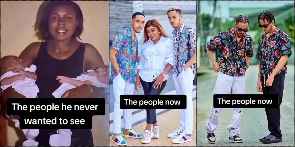 Nigerian Single mother who was abandoned by husband with two children shares glow up (Watch video)