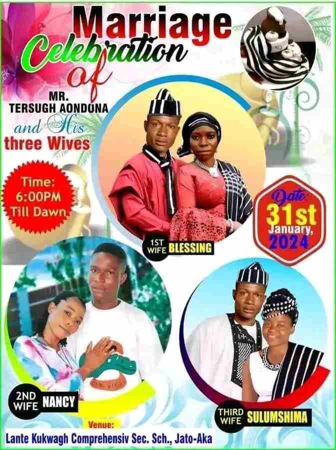 Man Set To Marry Three Women Same Day In Benue