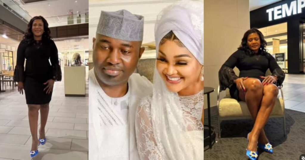 "Abeg na this kind look we want for 2024, so you can get your man back" Fans react as Funsho Adeoti shares slaying photos hours after Mercy Aigbe’s birthday