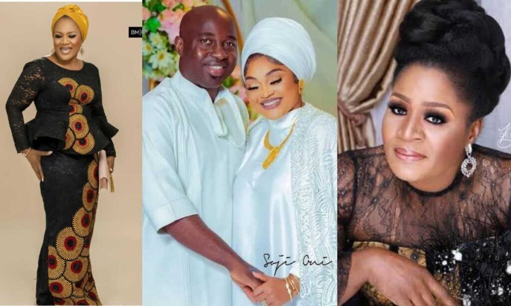 Why I will never celebrate my wedding anniversary with my husband again – Mercy Aigbe husband, Kazeem Adeoti’s estranged wife clarifies