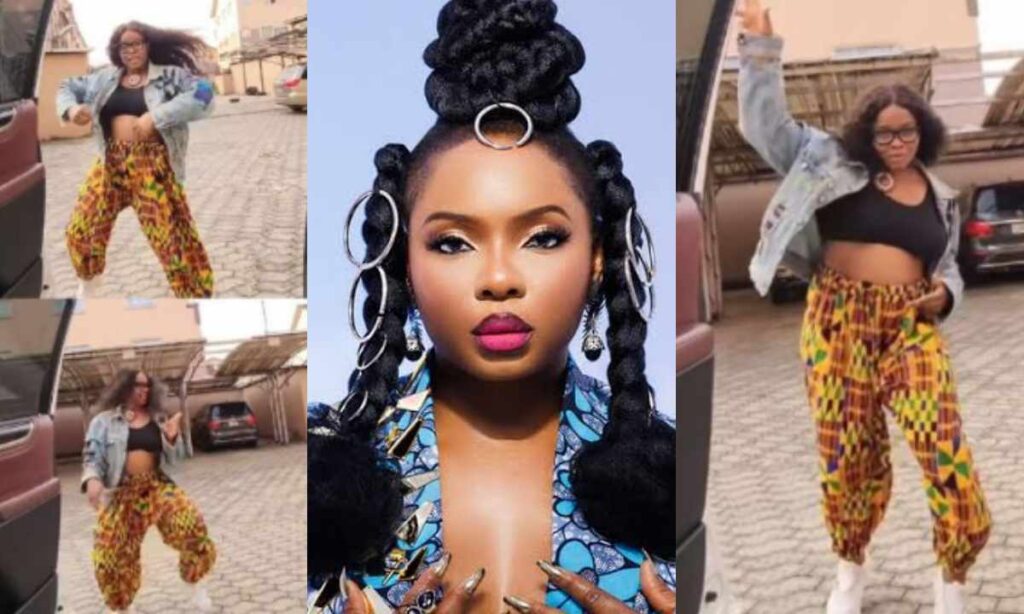 Congratulations messages pour in as singer Yemi Alade flaunts growing baby bump in new video (Watch)