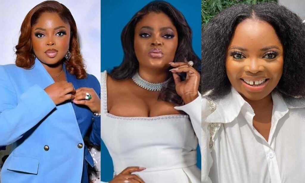 “How come you stole all these things?” – Funke Akindele confronts ‘Toyosi’ on set, she responds that spark reaction online