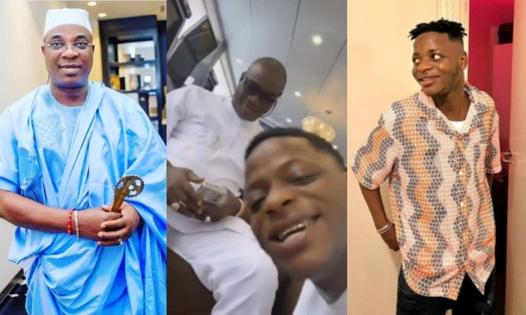 "Please help me thank my daddy” – Singer Destiny Boy overjoyed as Fuji musician Wasiu Ayinde gifts him N10 million (Video)