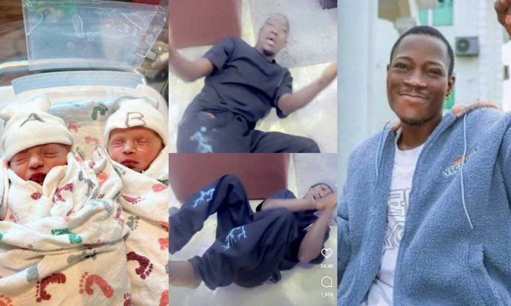 “Na now I get sense, my second wife dey hospital”- DJ Chicken expecting third baby after welcoming twins yesterday