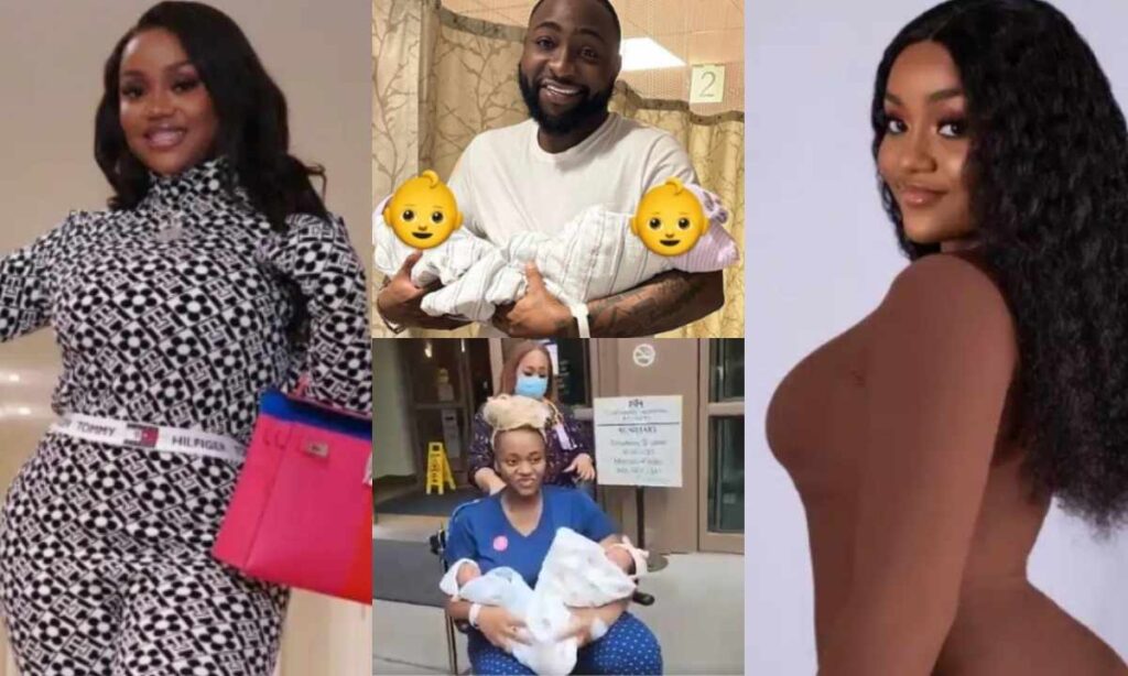 Nigerians jubilate as Davido wife, Chioma returns back to Nigeria in style (Video)