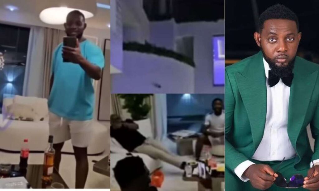 "Where Ay get 1 billion to buy this house"- Fans reactions as Comedian AY flaunts his newly acquired Mansion, Jowizaza and other billionaires spotted (Video)