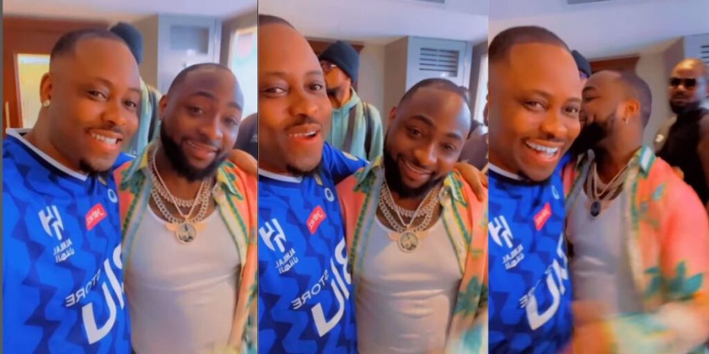 "Make una the respect me, Davido is here” – Actor Lege Miami loses it as he meets singer Davido for the first time, video trends (Watch)