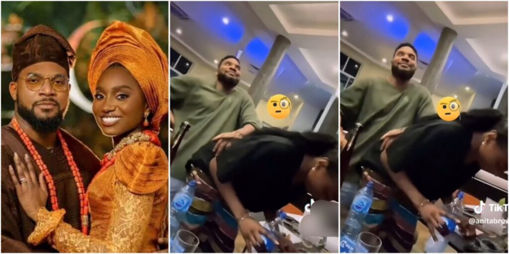 Too much of everything is bad, It’s becoming embarrassing – Reactions as Kunle Remi and wife, flaunt style they’ll adopt to make a baby boy