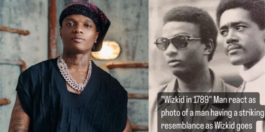 "This is another reason to believe in reincarnation” – Photo of singer Wizkid look-alike in the year 1789 gets social media abuzz