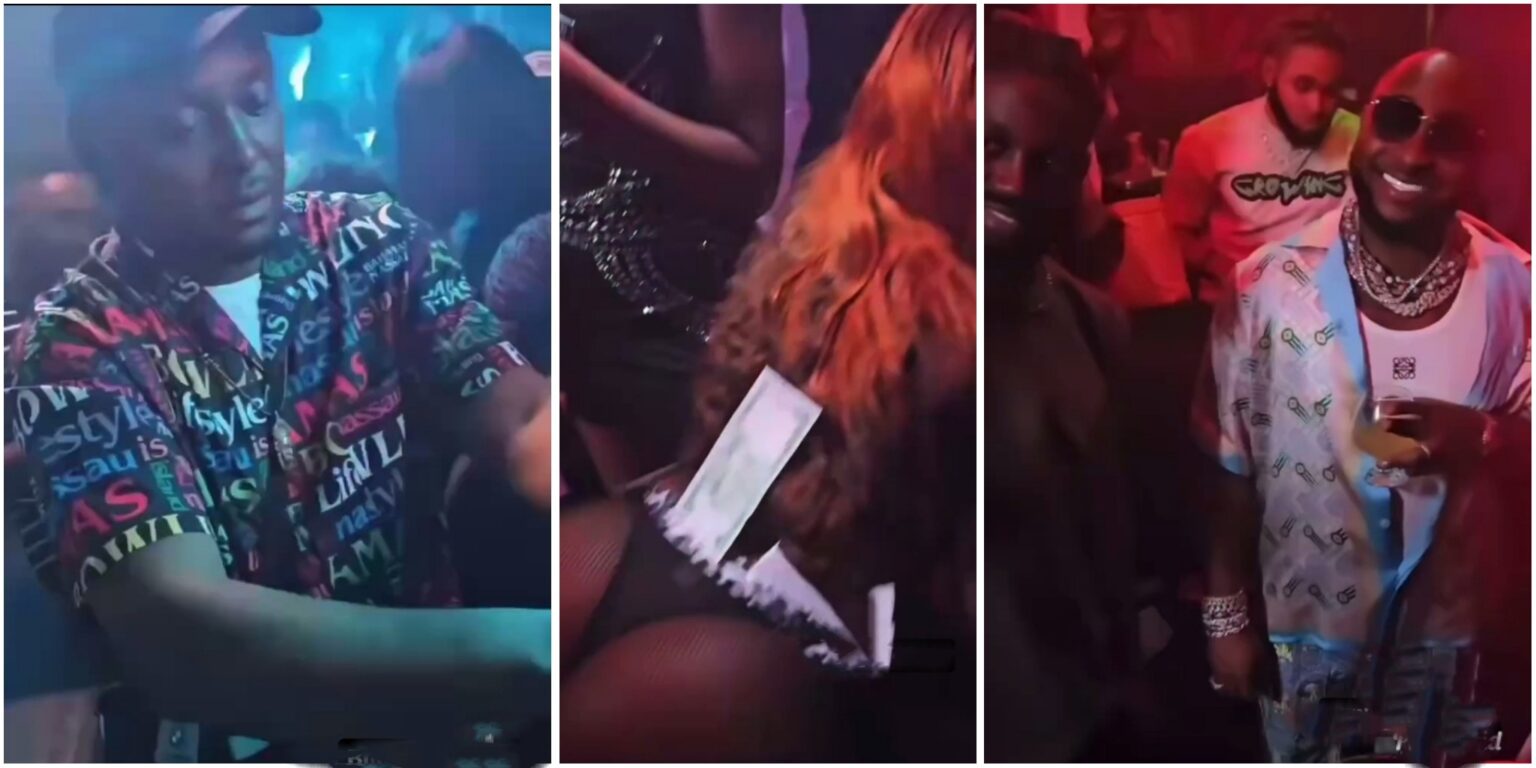 Davido, Israel DMW’s recent nightclub escapades with stripper in viral video draws attention