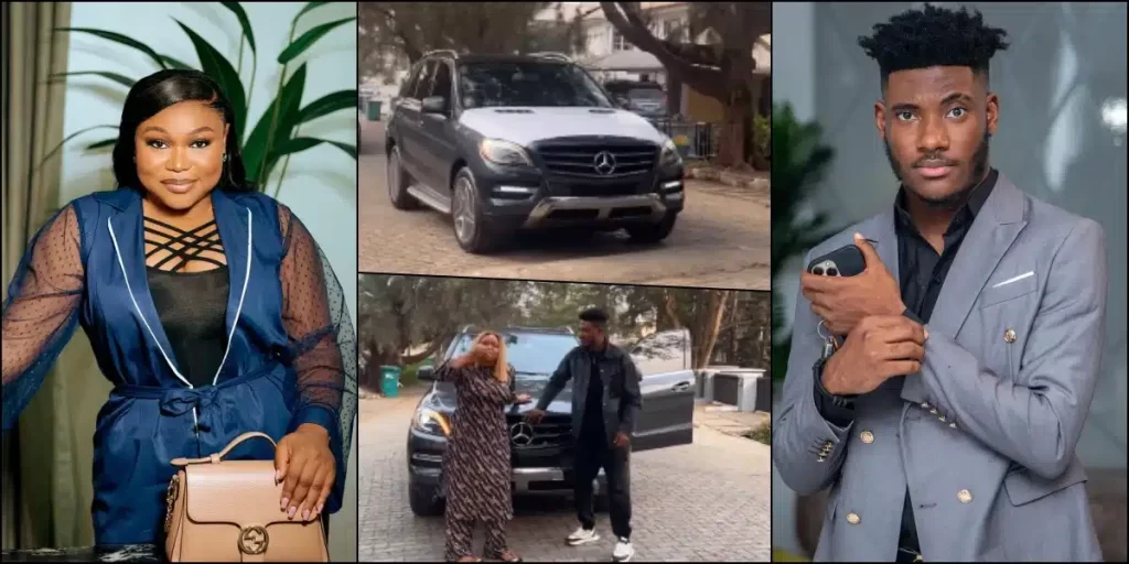 “At 22 you own your own car legally” – Ruth Kadiri celebrates Dike Miracle Chidi on his first ride