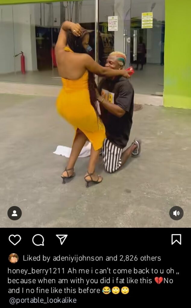 "I cant come back to you"- Portable second babymama Honey Berry meet his Lookalike (Video tread)