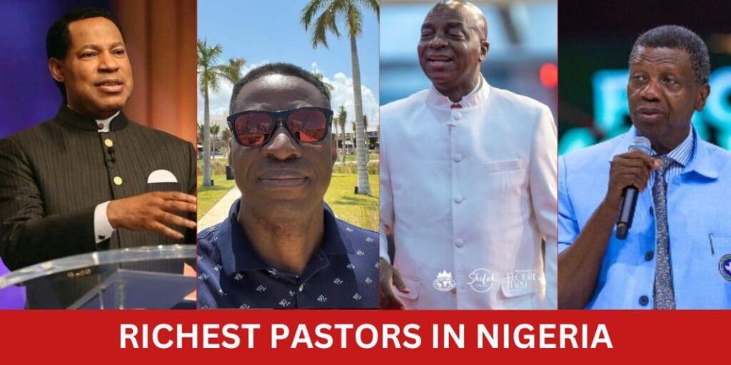 Top 10 richest pastors in Nigeria 2024 with a private jet each