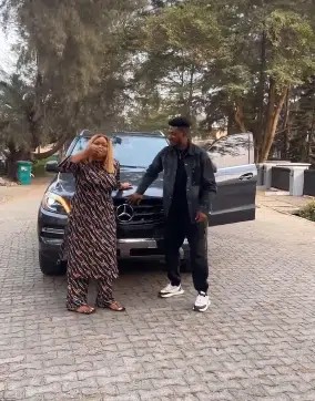 “At 22 you own your own car legally” – Ruth Kadiri celebrates Dike Miracle Chidi on his first ride