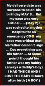 Actor Martins Ogbebor’s Wife Cries Out For Help After Losing 2 Babies Over Alleged Domestic ViolenceAnd N5million Debt